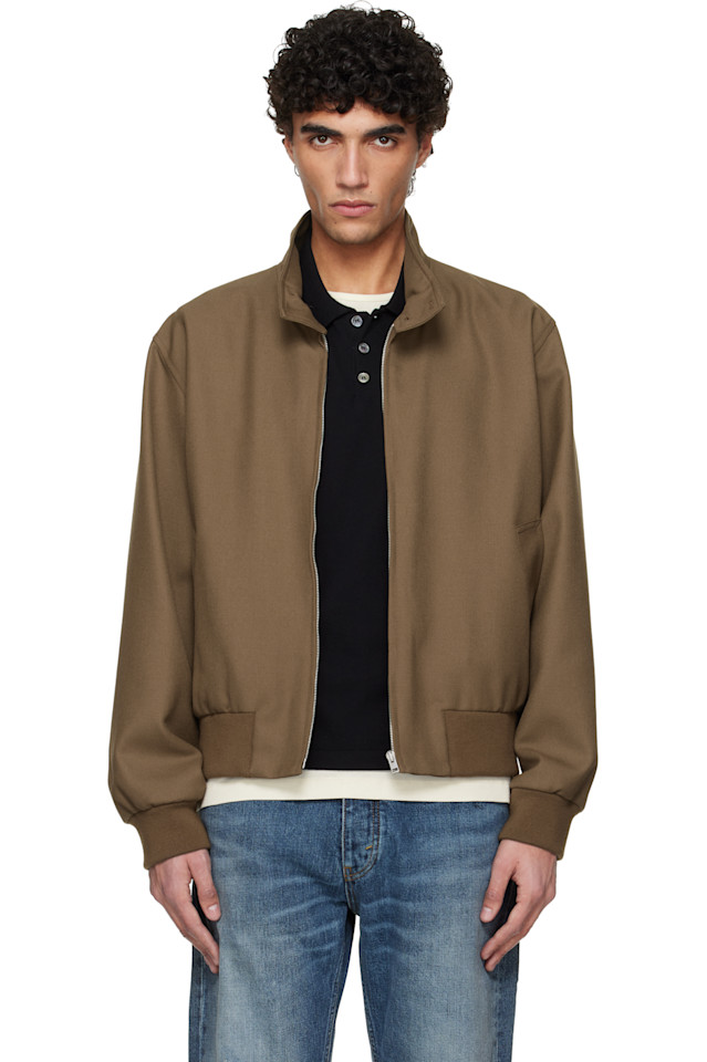 

Куртка на молнии A.P.C., хаки