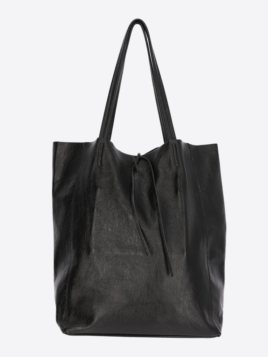 

Сумка-шоппер SevaBags Tasche Damen in Metallic Echtleder, черный