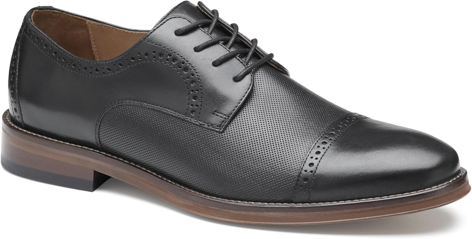 

Мужские туфли Johnston Murphy Sutton с тиснением и зауженным носком Johnston & Murphy, черный