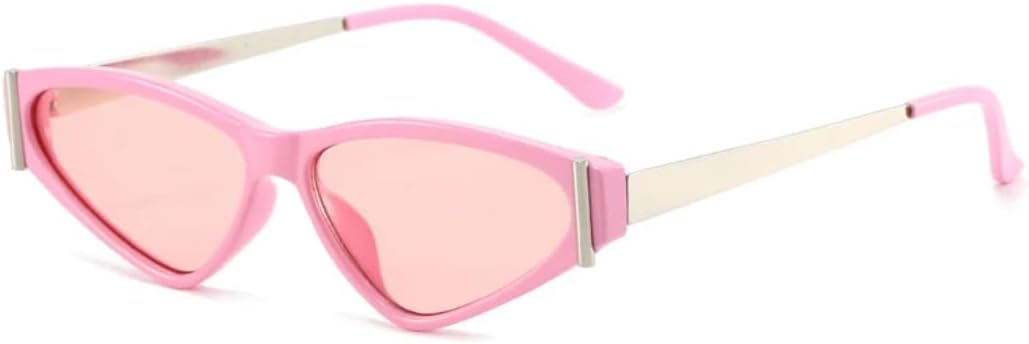 

Популярные модные солнцезащитные очки «кошачий глаз» для женщин, солнцезащитные очки UV400 в ретро-стиле, конфетные цвета, мужские солнцезащитные очки SZVVBKK, Pink Light Pink