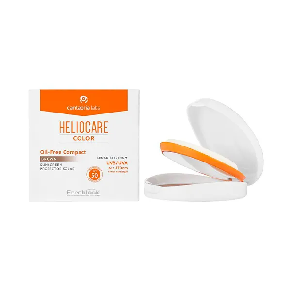 

Компактный макияж с защитой Compacto Oil-Free Brown Spf50 Heliocare, 10 g