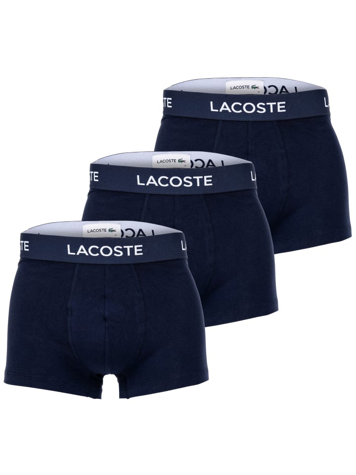 

Боксерские трусы Lacoste, темно-синий