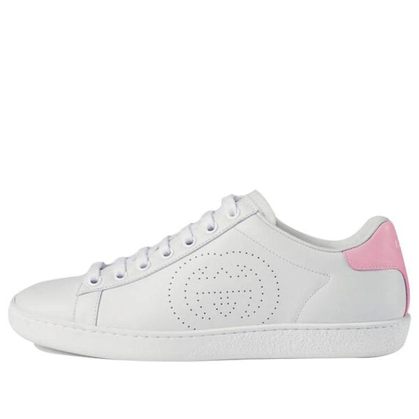 Кроссовки ace 'interlocking g - white pink' Gucci, белый