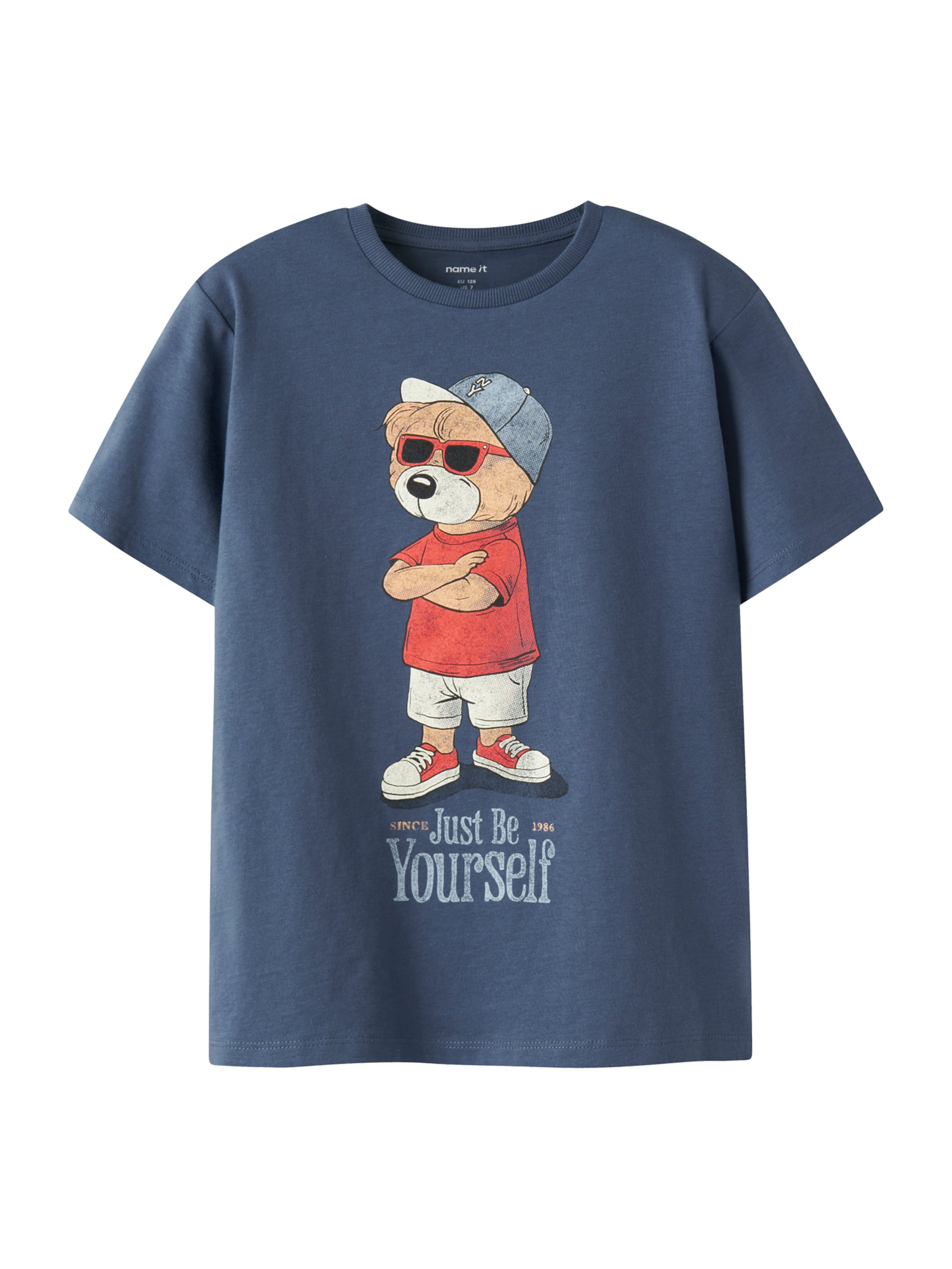 

NAME IT Футболка 'NKMDOBS' в цвете индиго