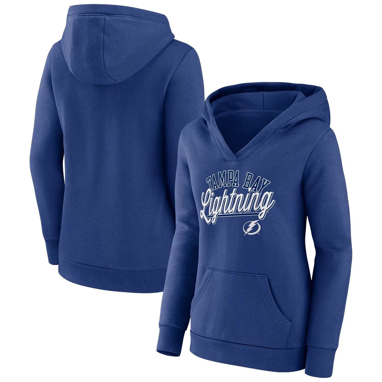 

Женский пуловер с капюшоном Fanatics синего цвета Tampa Bay Lightning Simplicity Crossover с v-образным вырезом Fanatics, Синий, Женский пуловер с капюшоном Fanatics синего цвета Tampa Bay Lightning Simplicity Crossover с v-образным вырезом Fanatics