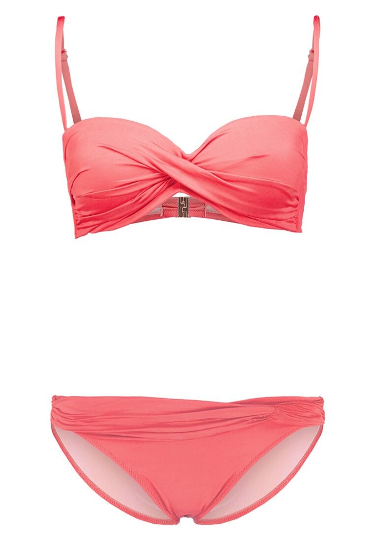 

Бикини BANDEAU BIKINI SET LASCANA, оранжевый