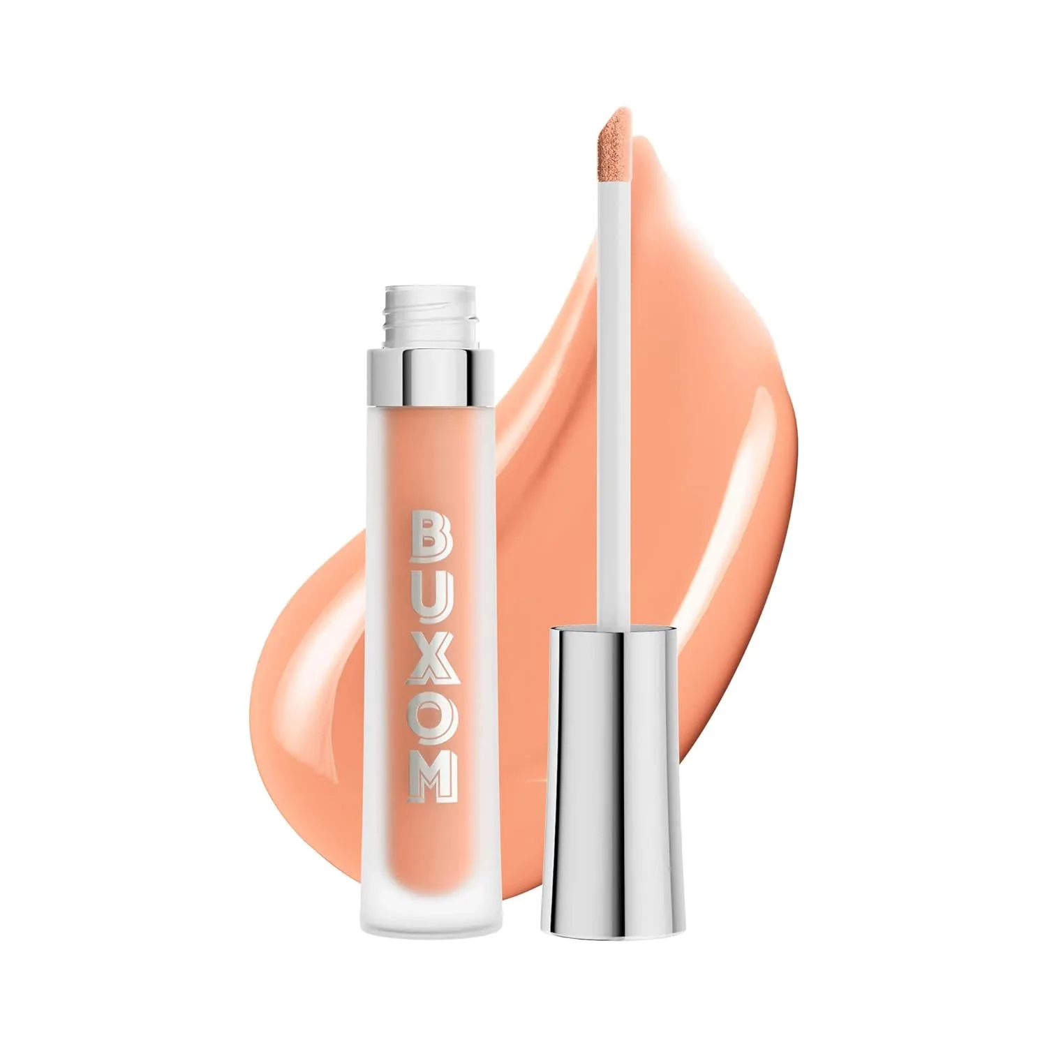 Buxom Full-On Plumping Lip Cream - увлажняющий блеск для губ с пептидами и гиалуроновой кислотой, придающий губам объем и мягкость. Формула с высоким блеском. Не тестируется на животных., Peach Daiquiri (Nude peach)