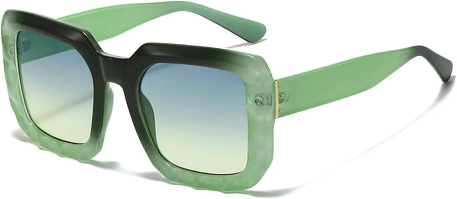 

Солнцезащитные очки Willochra Fashion Square для женщин и мужчин. Популярные ретро-солнцезащитные очки в толстой оправе, защита от УФ-излучения UV400, C6