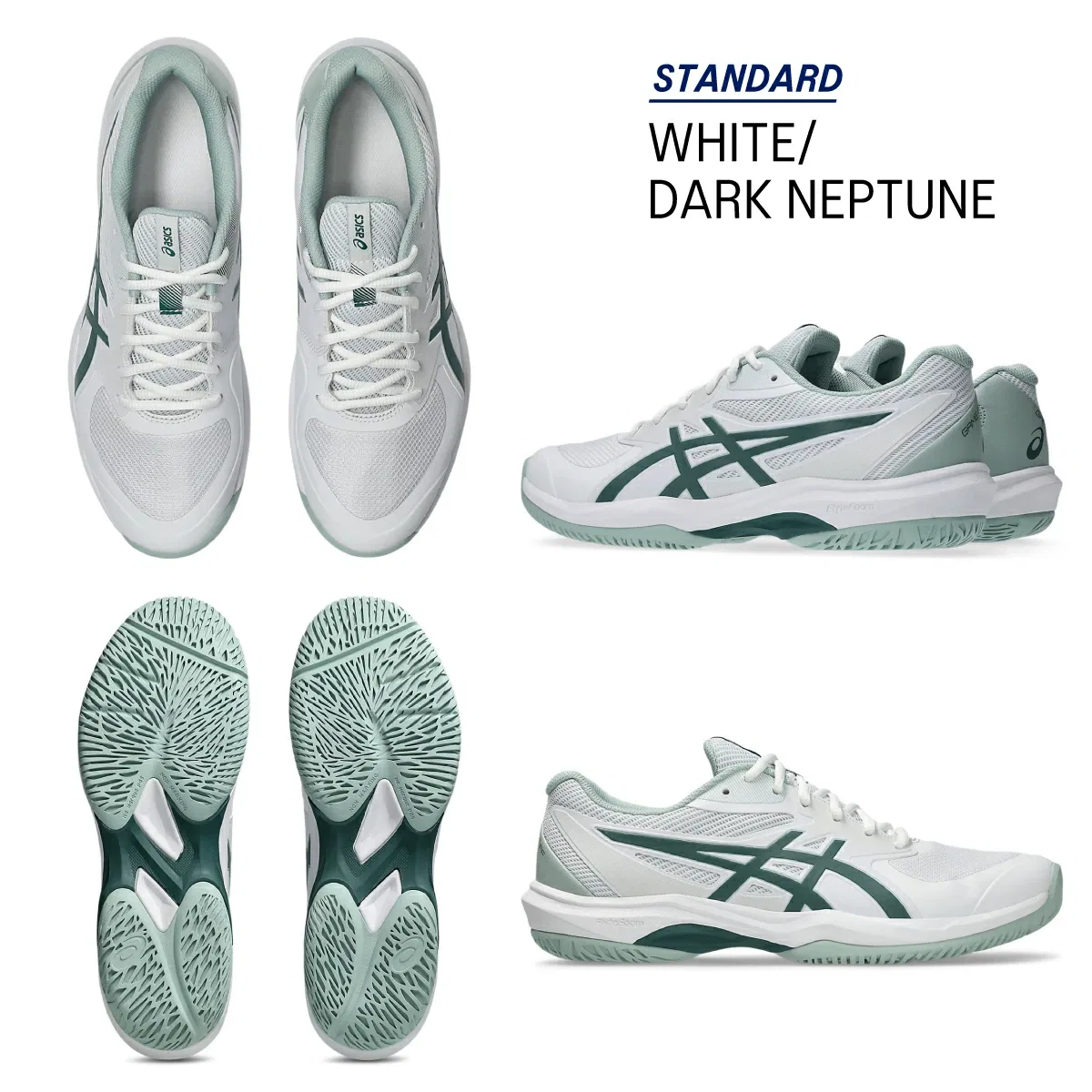 Мужские теннисные кроссовки «Game FF» от ASICS, White/Midnight — фото 3