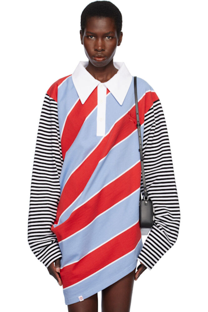 

Красно-синее поло Topsy Turvy Charles Jeffrey LOVERBOY