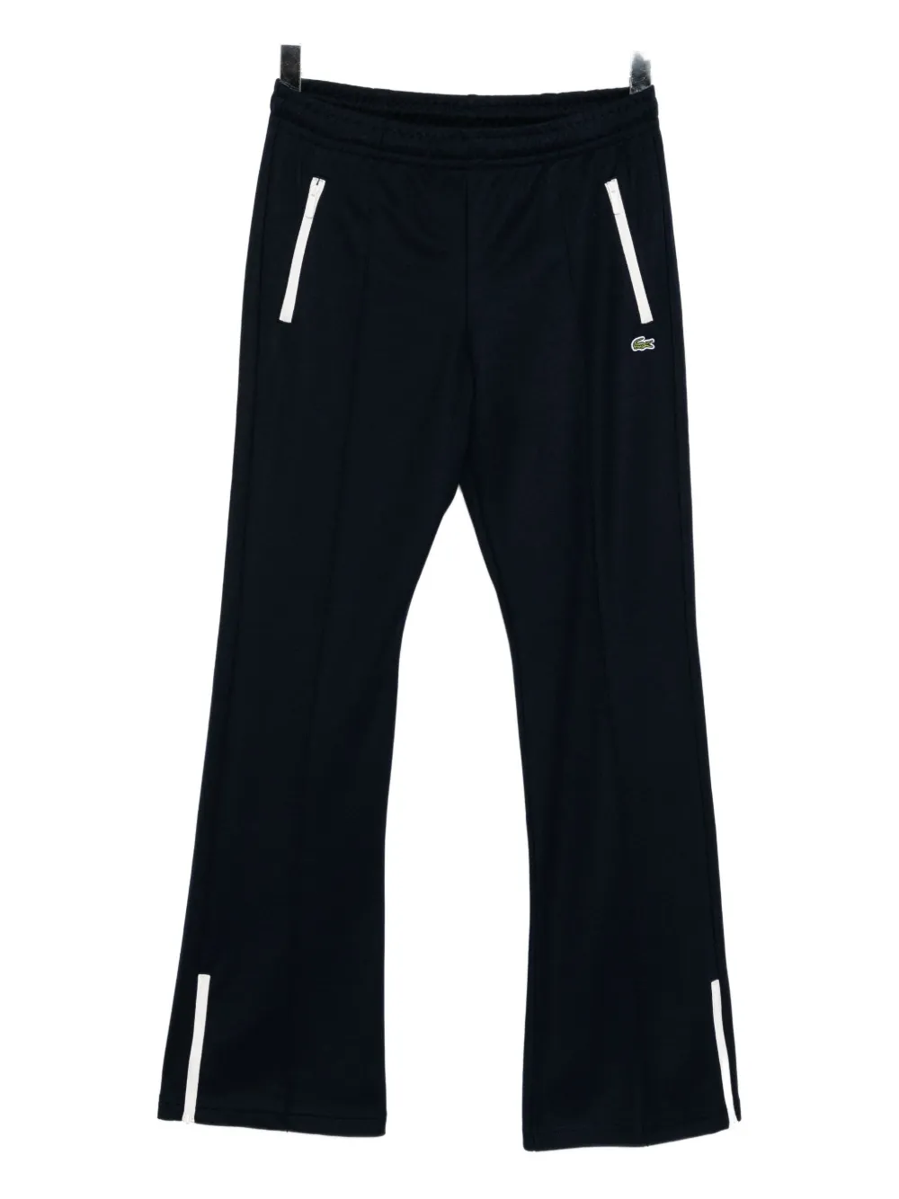 

Расклешенные брюки с вышитым логотипом Lacoste, синий