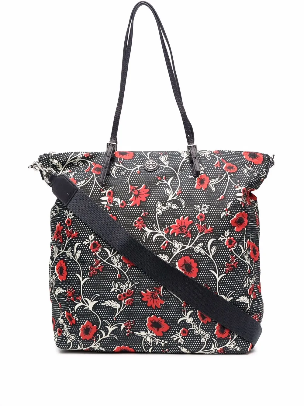 

Сумка-тоут Retro Block Print Tory Burch, синий