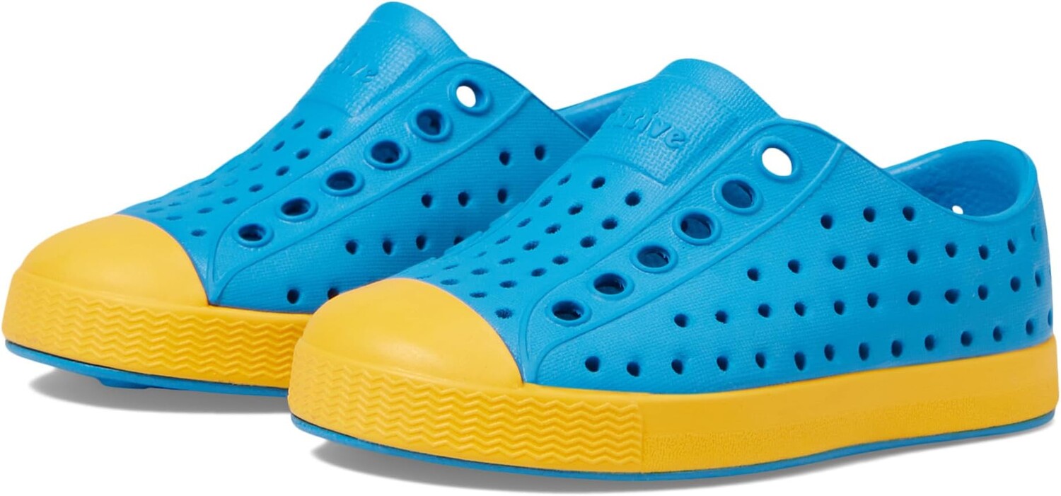 

Кроссовки Native Shoes Kids Jefferson, цвет Wave Blue/Pollen Yellow