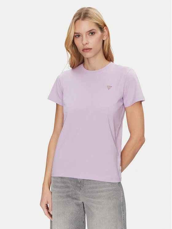 

Футболка обычного кроя W4YI10 J1314 Guess Jeans, фиолетовый