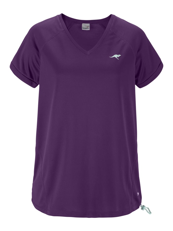 

Футболка для выступлений фиолетового цвета Kangaroos