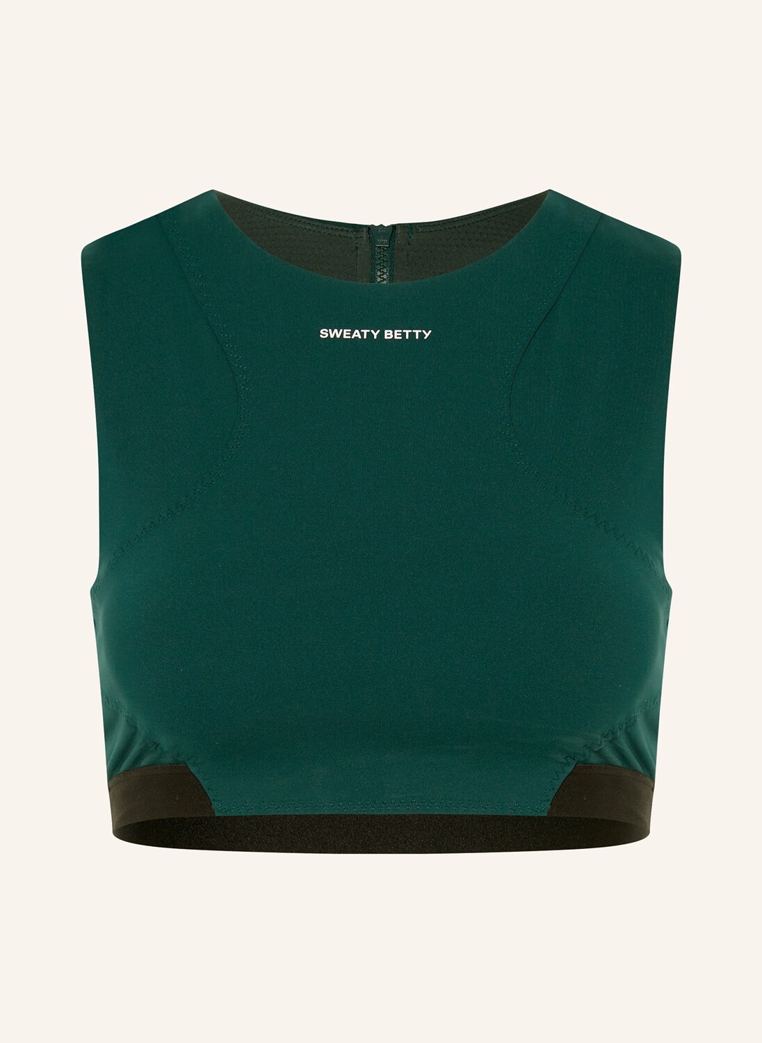 

Укороченный топ power editorial Sweaty Betty, темно-зеленый