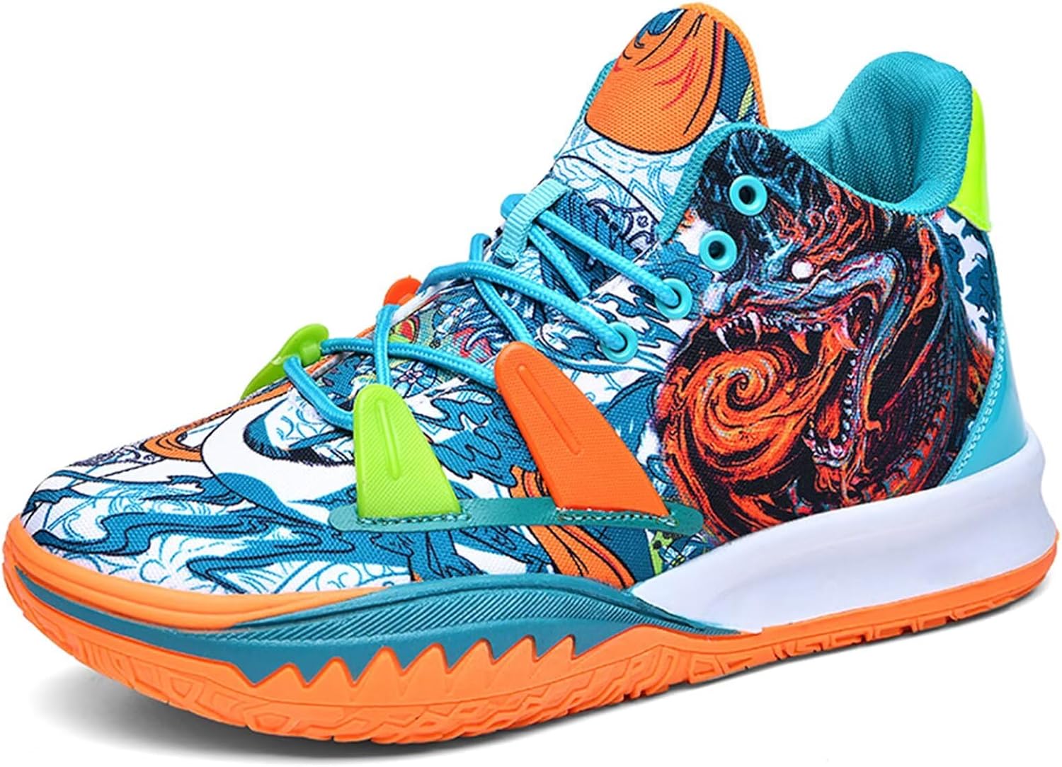 

Мужские баскетбольные кроссовки для женщин, высокие, для уличного стритбола, дышащие, с противоскользящей подошвой, модные беговые кроссовки Purfitall, оранжевый
