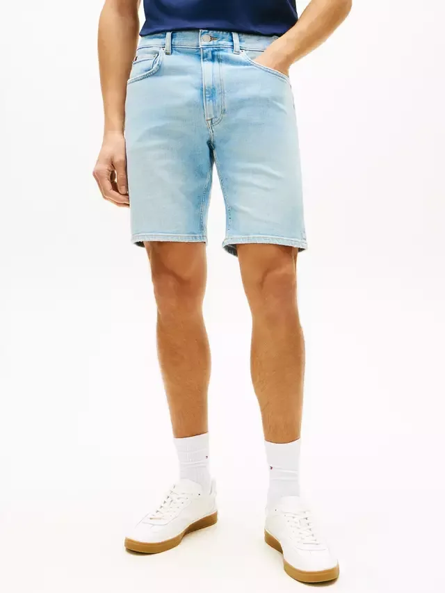 Выцветшие джинсовые шорты Denton, светло-голубые Tommy Hilfiger