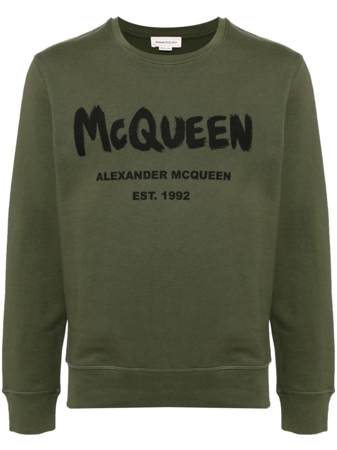 

Толстовка с логотипом Alexander McQueen, зеленый