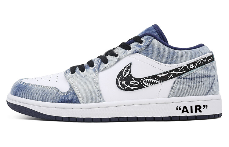 

Jordan Air Jordan 1 винтажные баскетбольные кроссовки мужские, White/Blue