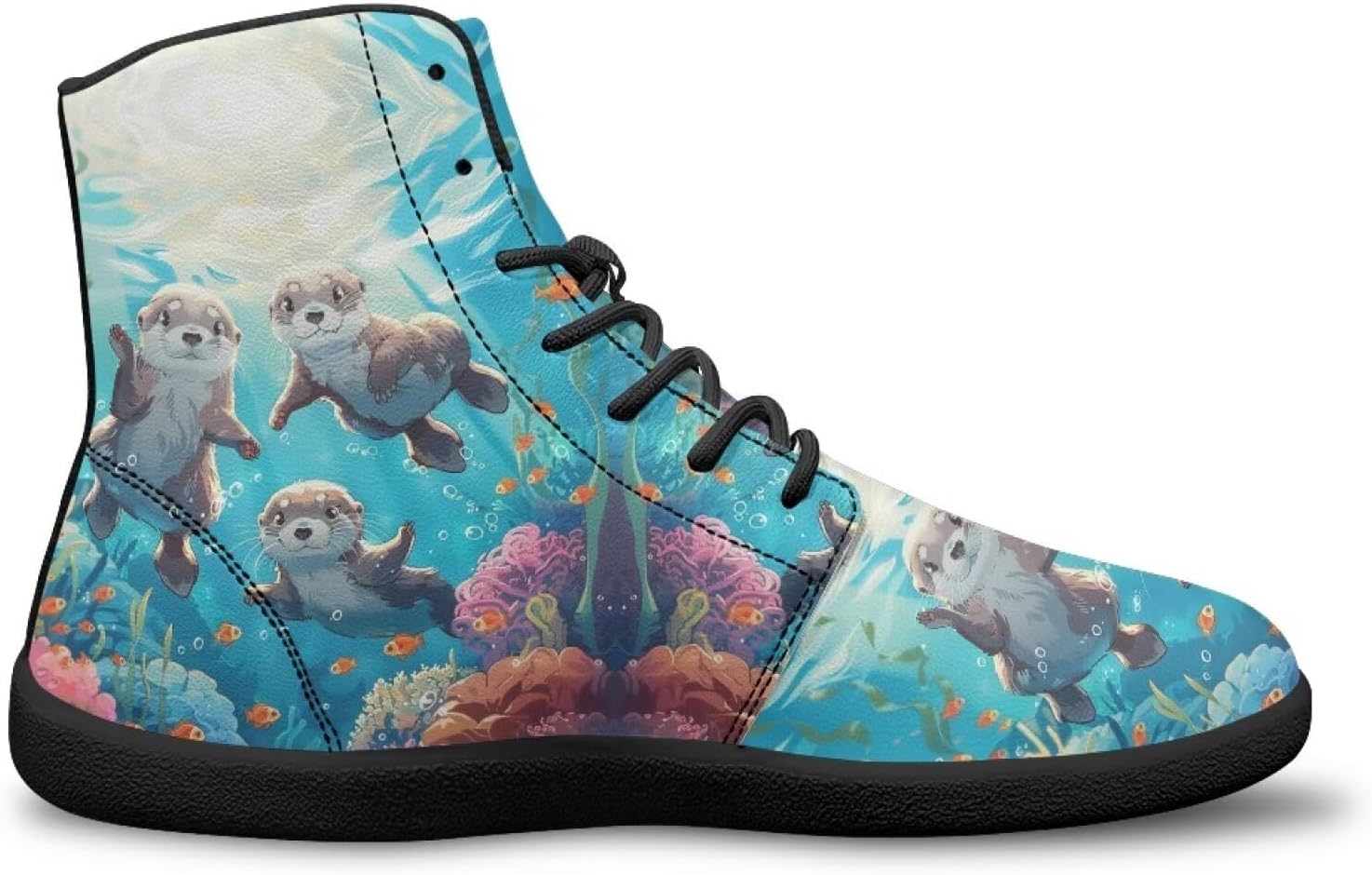 Унисекс высокие походные ботинки для женщин и мужчин Hellhero, Sea Otter — фото 2
