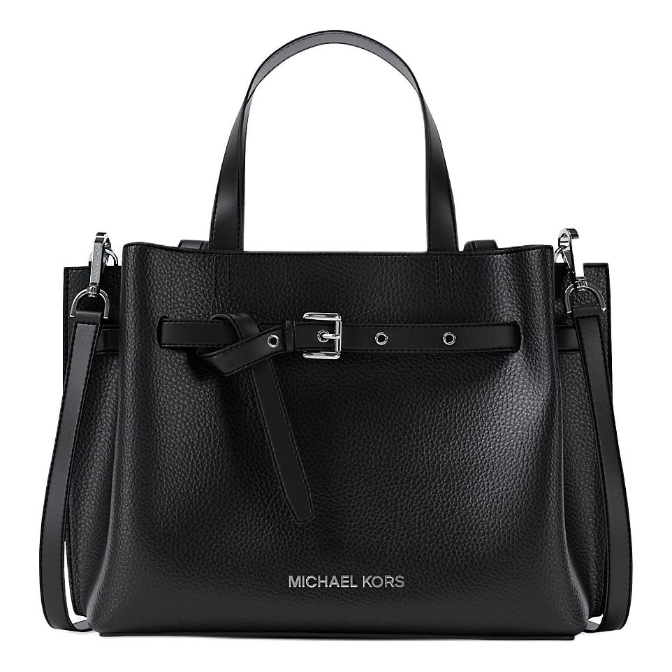 

Michael Kors Женская сумка на одно плечо Emilia Split Cow Leather One Shoulder Handbag Small, черная