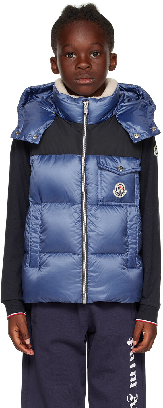 

Moncler Enfant Kids Синий Пуховик Oust