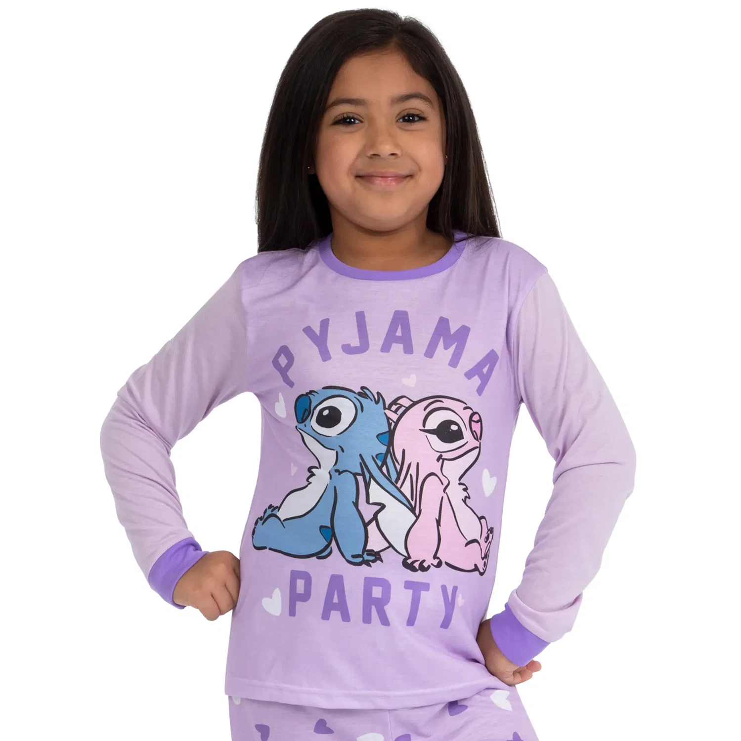 Пижама Lilo & Stitch Disney для девочек, фиолетовый — фото 3