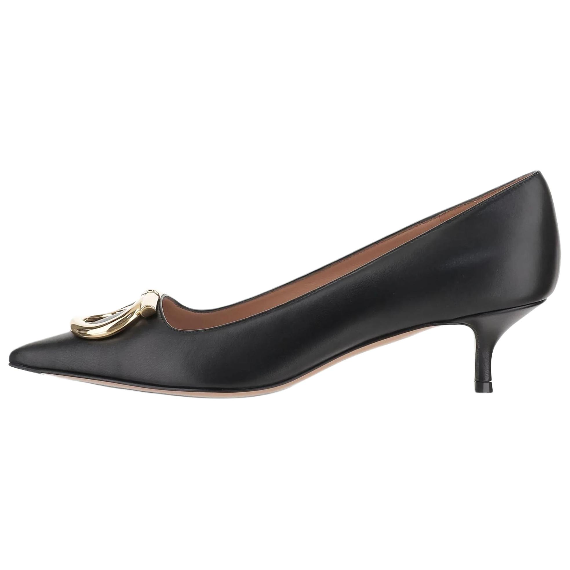 Ferragamo Туфли GANCINI Slim Heel High Heel 4 см, женские, черные