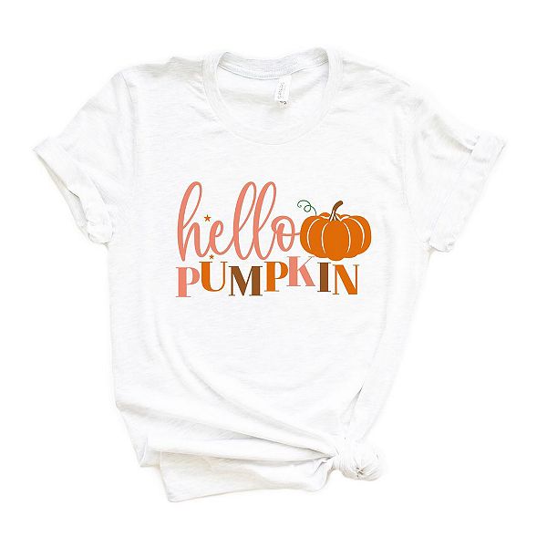

Футболка с принтом Hello pumpkin Simply Sage Market, White, Белый, Футболка с принтом Hello pumpkin Simply Sage Market, White