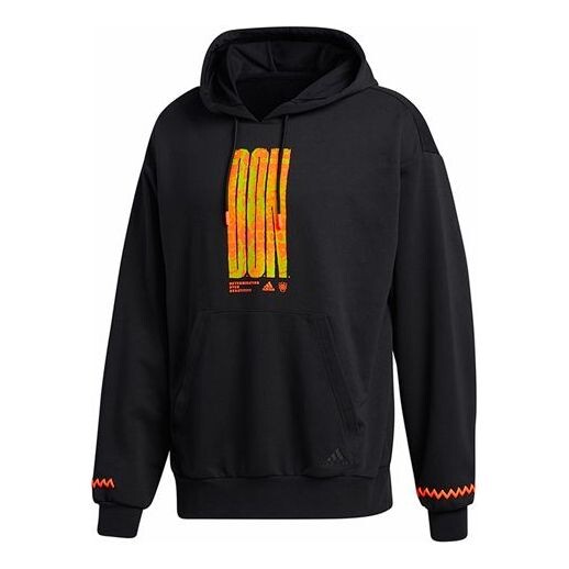 

Толстовка adidas DM PO Basketball Sports Pullover Black, черный