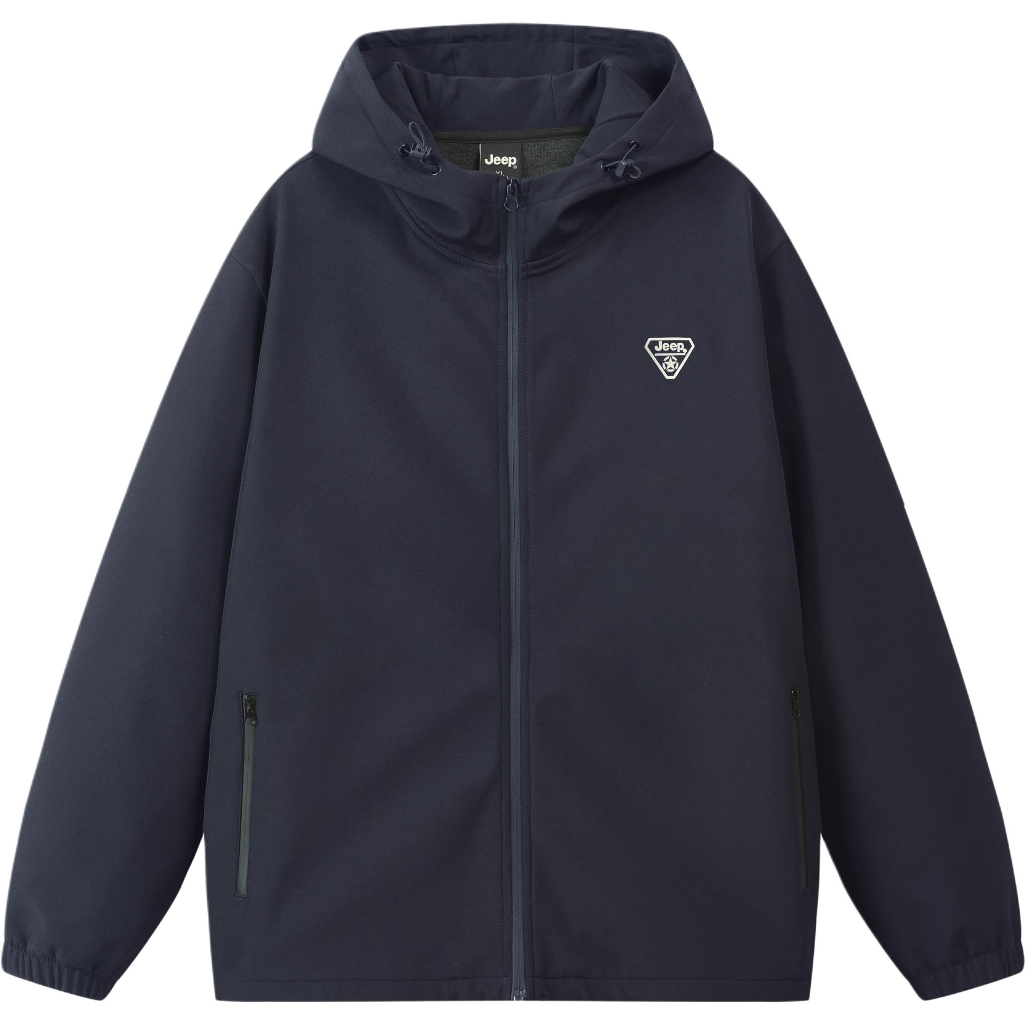 

Куртка Unisex Hooded Fleece lined Others Jeep, темно-синий