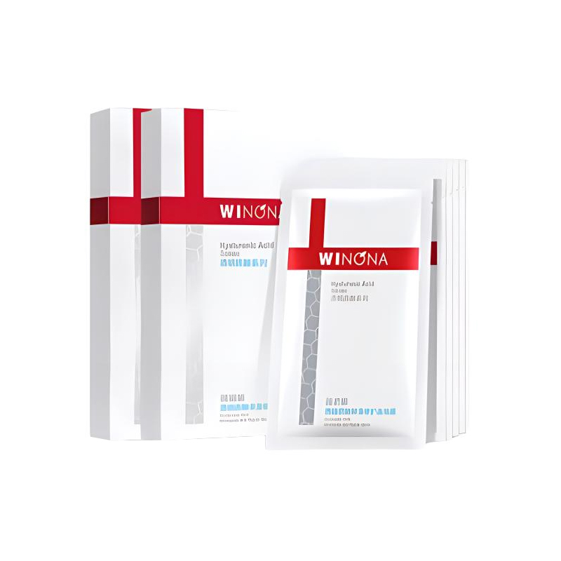 

Увлажняющая восстанавливающая маска для лица с гиалуроновой кислотой антиоксидантная успокаивающая для любого типа кожи 25мл*6 Winona