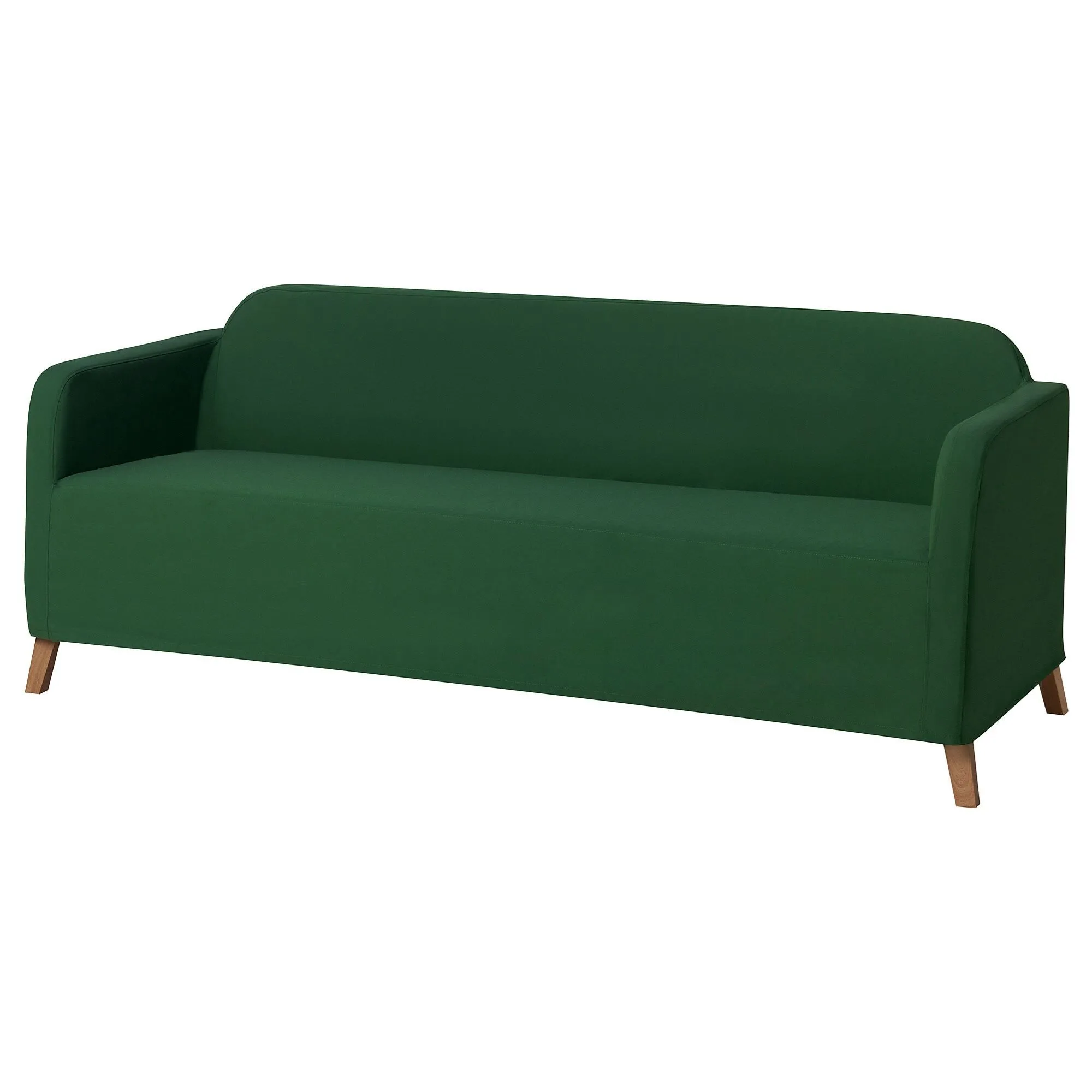 

Чехол на 3-местный диван, виссле темно-зеленый LINANÄS IKEA