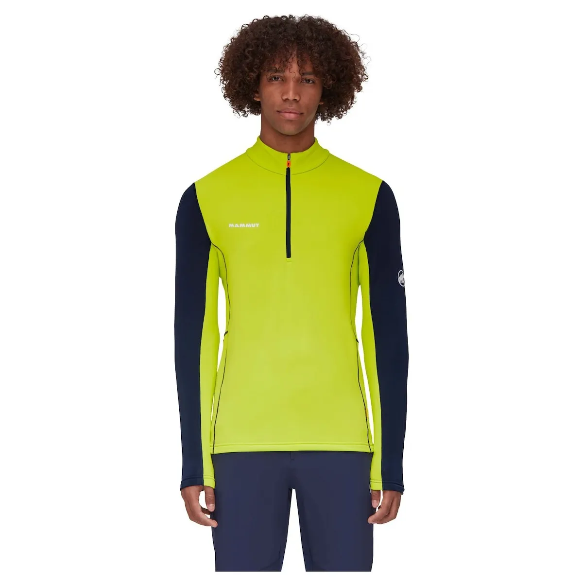 

Мужская горная толстовка AENERGY HALF ZIP Mammut, флуоресцентный желтый