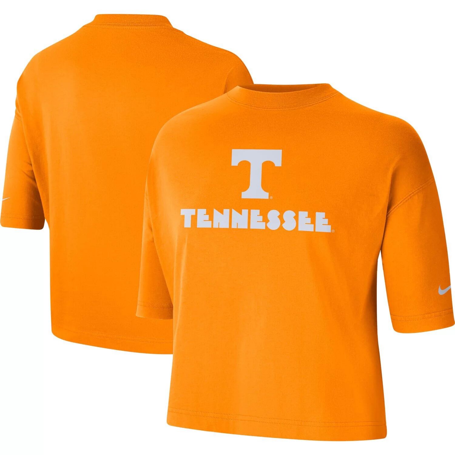 

Женская укороченная футболка Nike Tennessee Orange Tennessee Volunteers Nike