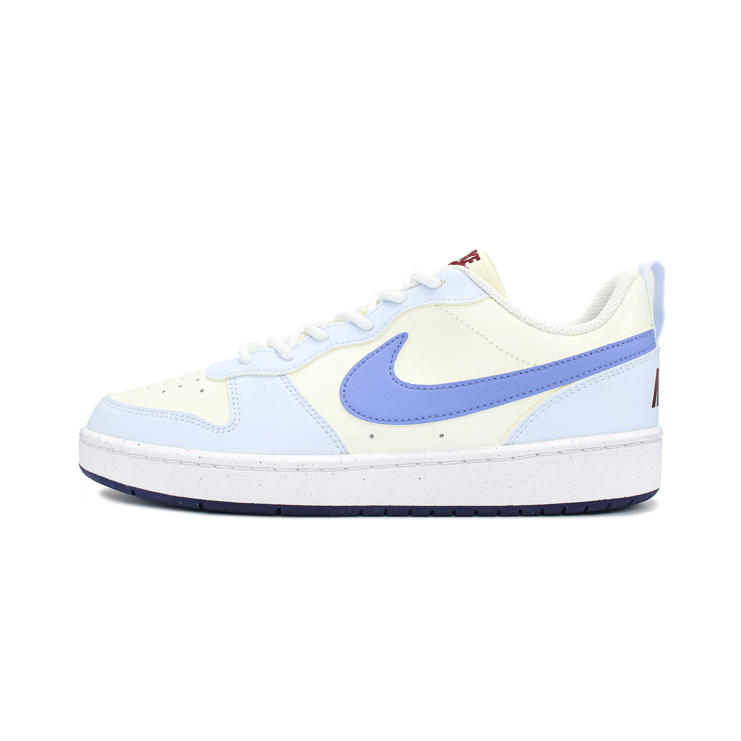 

Кроссовки Nike Court Borough Skateboarding Shoes Women's Low-top Beige/Blue, бежевый/синий