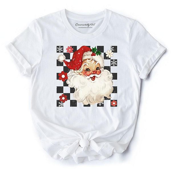 

Футболка в клетку с Санта Клаусом, винтажная Ornamentallyyou, White, Белый, Футболка в клетку с Санта Клаусом, винтажная Ornamentallyyou, White