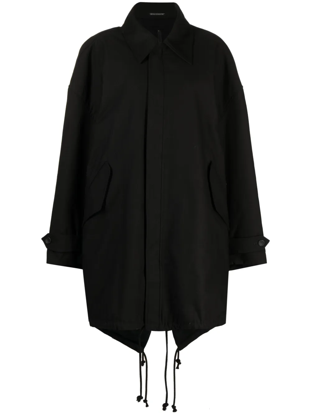 

Пальто Military Backside Mods Yohji Yamamoto, черный