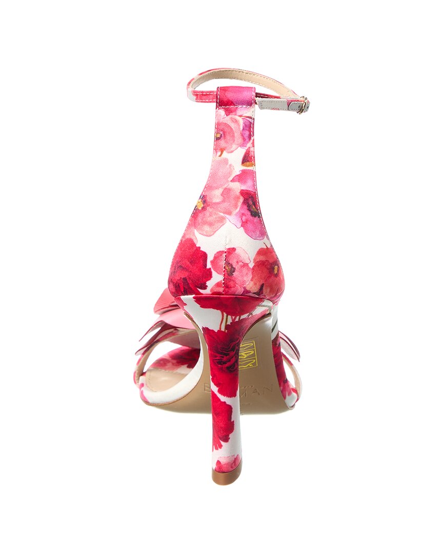 Alexandre Birman Dahlia Satin & Leather Sandal, белый — фото 3