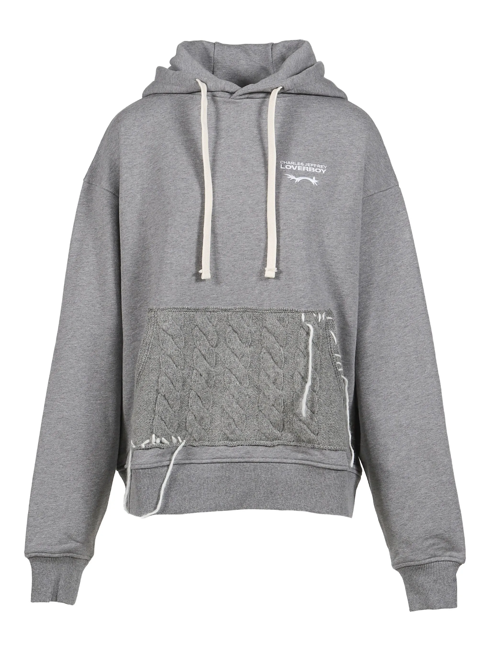 

Худи с ушками Charles Jeffrey Loverboy, серый