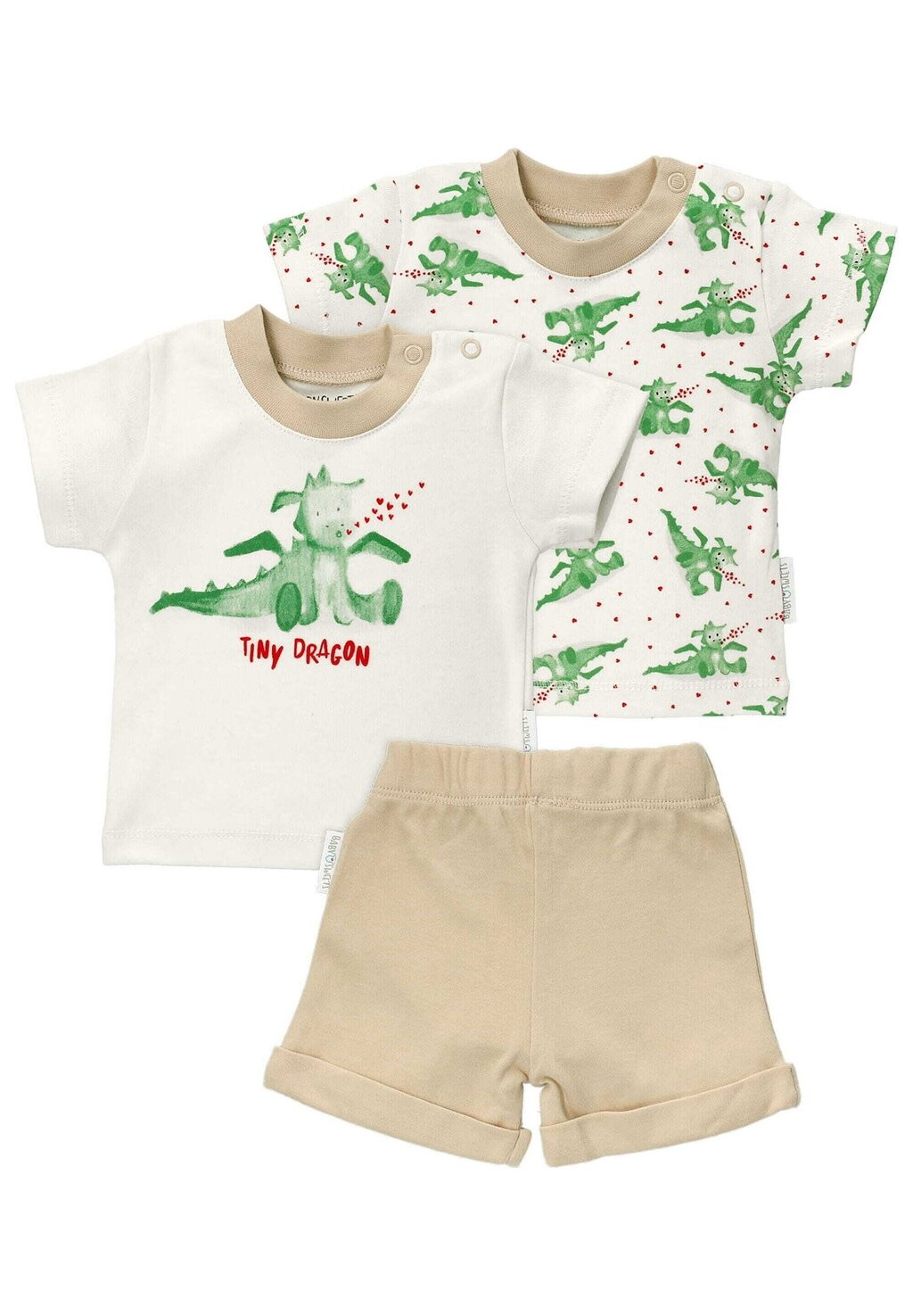 

Шорты 3TLG SET LIEBLINGSSTÜCKE Baby Sweets, цвет grün beige