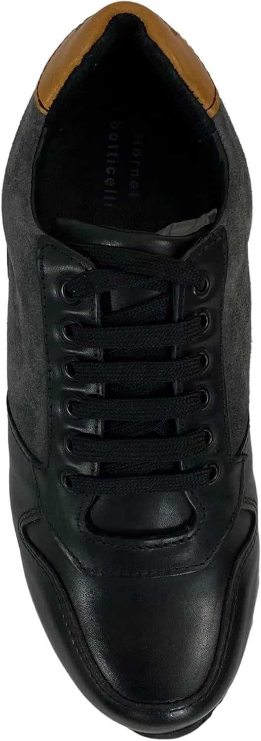 Кроссовки Hornet Botticelli 081 Freizeitschuhe Herren Grau Original AI 2023 HORNET BY BOTTICELLI, Schwarz — фото 4