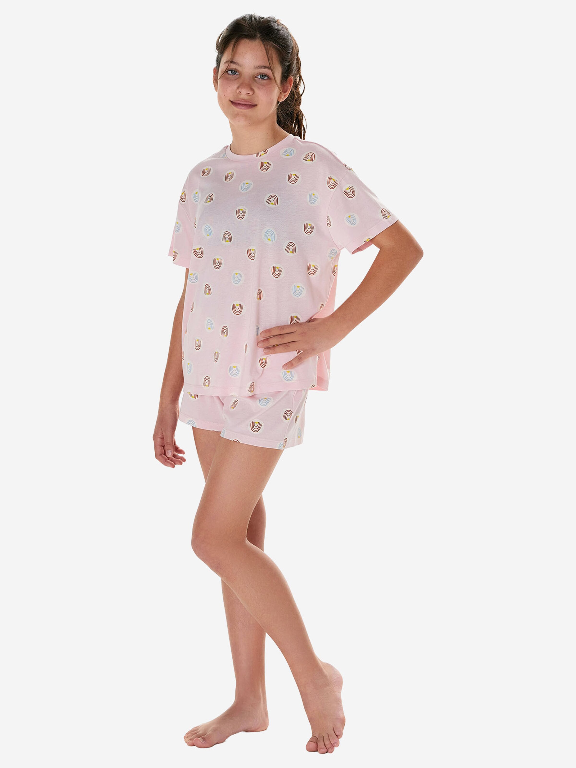 SCHIESSER Пижама 'Nightwear' в цвете Rose — фото 4