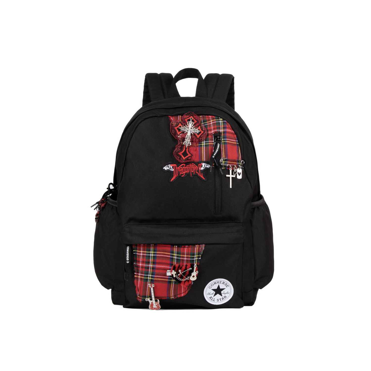 

Converse Полиэстеровый рюкзак унисекс черный красный, Black Red