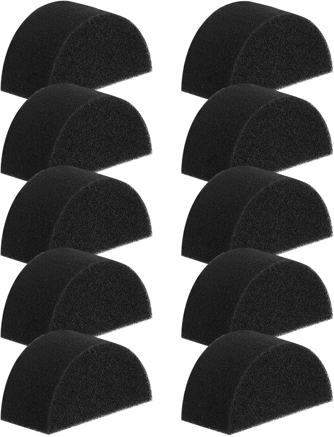 Спонж для лица Paint Sponge, 10 шт, черный