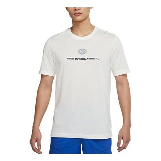 

Футболка Nike Heritage Solid Color Round Neck Casual Sports Short Sleeve White, мультиколор