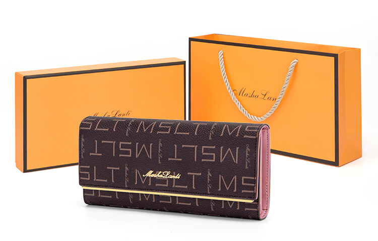 

Masalanti Женский кошелек MashaLanti, Красный Премиум-подарочная коробка