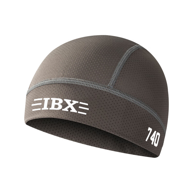 

He Jiagong Новая быстросохнущая кепка для хоккея для детей, подростков и взрослых, влагоотводящая шапка для роликов и хоккея на траве, серый + белый текст, универсальный размер