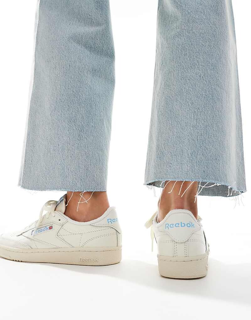 Reebok – Club C 85 – винтажные кремово-белые спортивные туфли — фото 4